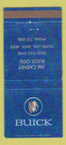 Matchbook Cover - Jim Carney Buick Opel Center Line MI 30 Strike