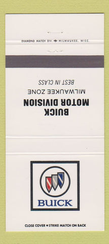 Matchbook Cover - Buick Motor Division Milwaukee WI Zone 30 Strike