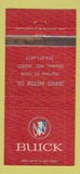 Matchbook Cover - Jarvis Motors Buick Sikeston MO WEAR 30 Strike