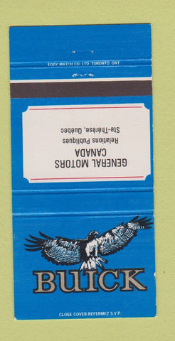 Matchbook Cover - General Motors Canada Ste Therese QC 30 Strike
