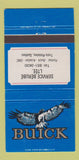 Matchbook Cover - Berube Buick Pontiac Acadian GMC Trois Pistoles QC 30 Strike