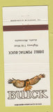 Matchbook Cover - Dibble Pontiac Buick Austin MN 30 Strike
