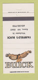 Matchbook Cover - Fairfield's Buick Keene NH 30 Strike