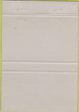 Matchbook Cover - County of Haldimand ON peach 40 Strike
