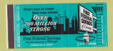 Matchbook Cover - First Federal Savings Chicago IL 30 Stick