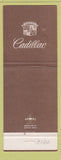 Matchbook Cover - Cadillac Krebs Buick Pontiac GMC Vernon TX