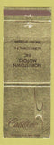 Matchbook Cover - Cadillac Rice Motors Great Falls MT WEAR
