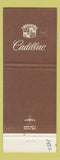 Matchbook Cover - Cadillac Henry Paul Wayne PA WEAR