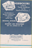 Matchbook Cover - Missouri State Tourism Jefferson City MO 40 Strike