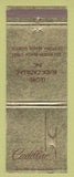Matchbook Cover - Cadillac Allen Oldsmobile Laguna Beach CA