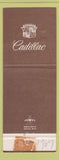Matchbook Cover - Cadillac Jim Rathmann Chevrolet Eau Gallie FL
