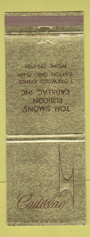 Matchbook Cover - Cadillac Drennen Birmingham AL