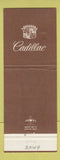 Matchbook Cover - Cadillac Drennen Birmingham AL