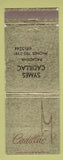 Matchbook Cover - Cadillac Symes Pasadena CA