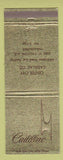 Matchbook Cover - Cadillac Bill Holler Deland FL