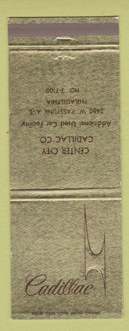 Matchbook Cover - Cadillac Bill Holler Deland FL