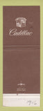 Matchbook Cover - Cadillac Gilroy Motors Gilroy CA