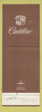 Matchbook Cover - Cadillac Vallee Bowe Oldsmobile Woodbury NJ WORN