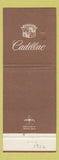 Matchbook Cover - Cadillac Bill Spreen Downey CA WEAR