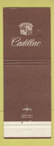 Matchbook Cover - Cadillac Overvold Fargo ND