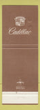 Matchbook Cover - Cadillac Parker Little Rock AR