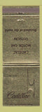 Matchbook Cover - Cadillac McNevin Berkeley CA WEAR