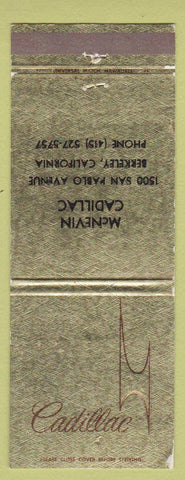 Matchbook Cover - Cadillac Bernicker Bala Cynwyd PA