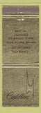 Matchbook Cover - Cadillac Center City Philadelphia PA