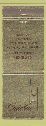 Matchbook Cover - Cadillac Center City Philadelphia PA