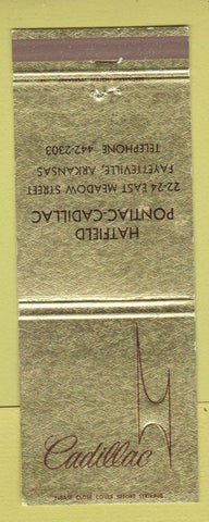 Matchbook Cover - Cadillac Childs Motors Ashtabula OH
