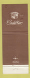 Matchbook Cover - Cadillac Childs Motors Ashtabula OH