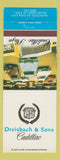 Matchbook Cover - Cadillac Dreisebach Sons Detroit MI