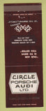 Matchbook Cover - Circle Porsche Audi Long Beach CA