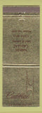 Matchbook Cover - Cadillac Nabers Costa Mesa CA