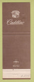 Matchbook Cover - Cadillac Cooke Motors Sarasota FL WEAR