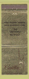 Matchbook Cover - Cadillac Coulter Phoenix AZ