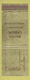 Matchbook Cover - Cadillac Brown Berwick PA
