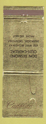 Matchbook Cover - Cadillac Dietzsch Pontiac Binghamton NY