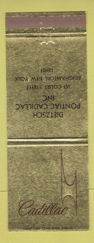Matchbook Cover - Cadillac Connor Brown Fort Lauderdale FL POOR