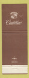 Matchbook Cover - Cadillac Don Desmond Muskogee OK WEAR