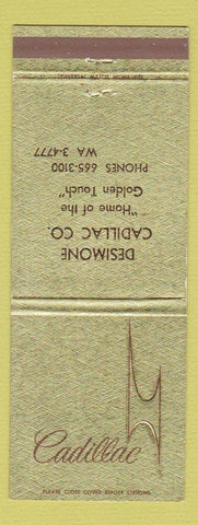 Matchbook Cover - Cadillac Desimone