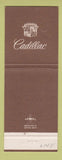 Matchbook Cover - Cadillac D&I Motors Chevrolet Gillette WY WEAR