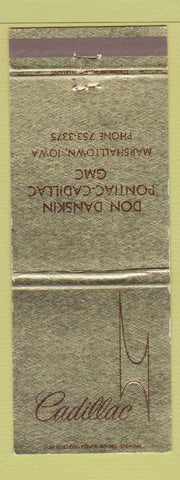 Matchbook Cover - Cadillac Good Motors Rock Hill SC WEAR
