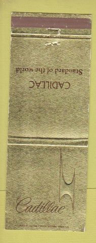 Matchbook Cover - Cadillac Standard of the World