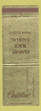 Matchbook Cover - Cadillac Kutztown PA