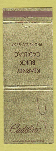 Matchbook Cover - Cadillac Kutztown PA