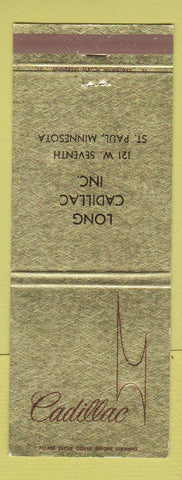 Matchbook Cover - Cadillac Kearney Buick WEAR
