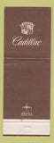 Matchbook Cover - Cadillac McLean Santa Ana CA