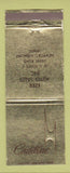 Matchbook Cover - Cadillac George Williamson Miami FL