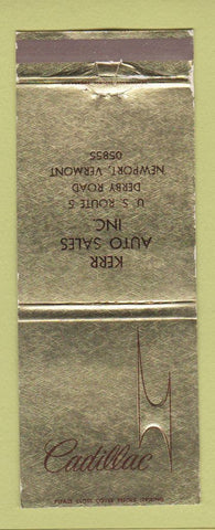 Matchbook Cover - Cadillac George Williamson Miami FL
